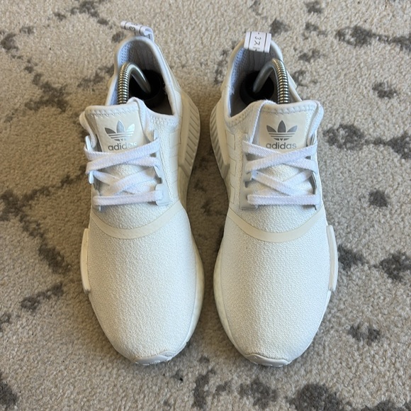 adidas nmd R1 tripple white silver mens shoes - Picture 3 of 6